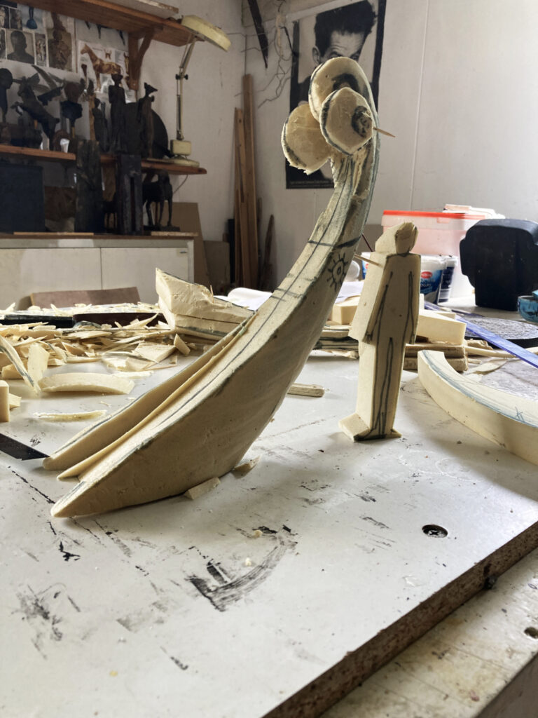 Ontwerp schets Landelijk Monument Ulu Kora Maurice Den Boer